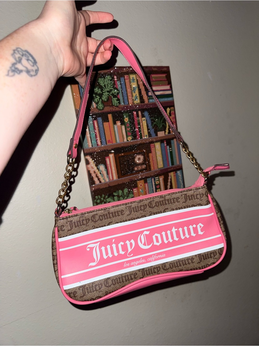 Juicy Couture Pink Logo Mini Shoulder Bag